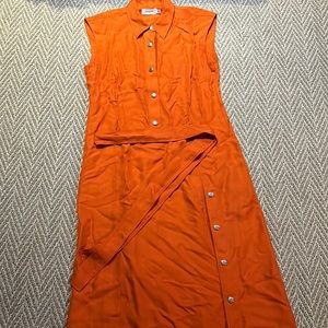 Like new coach orange dress, size 12